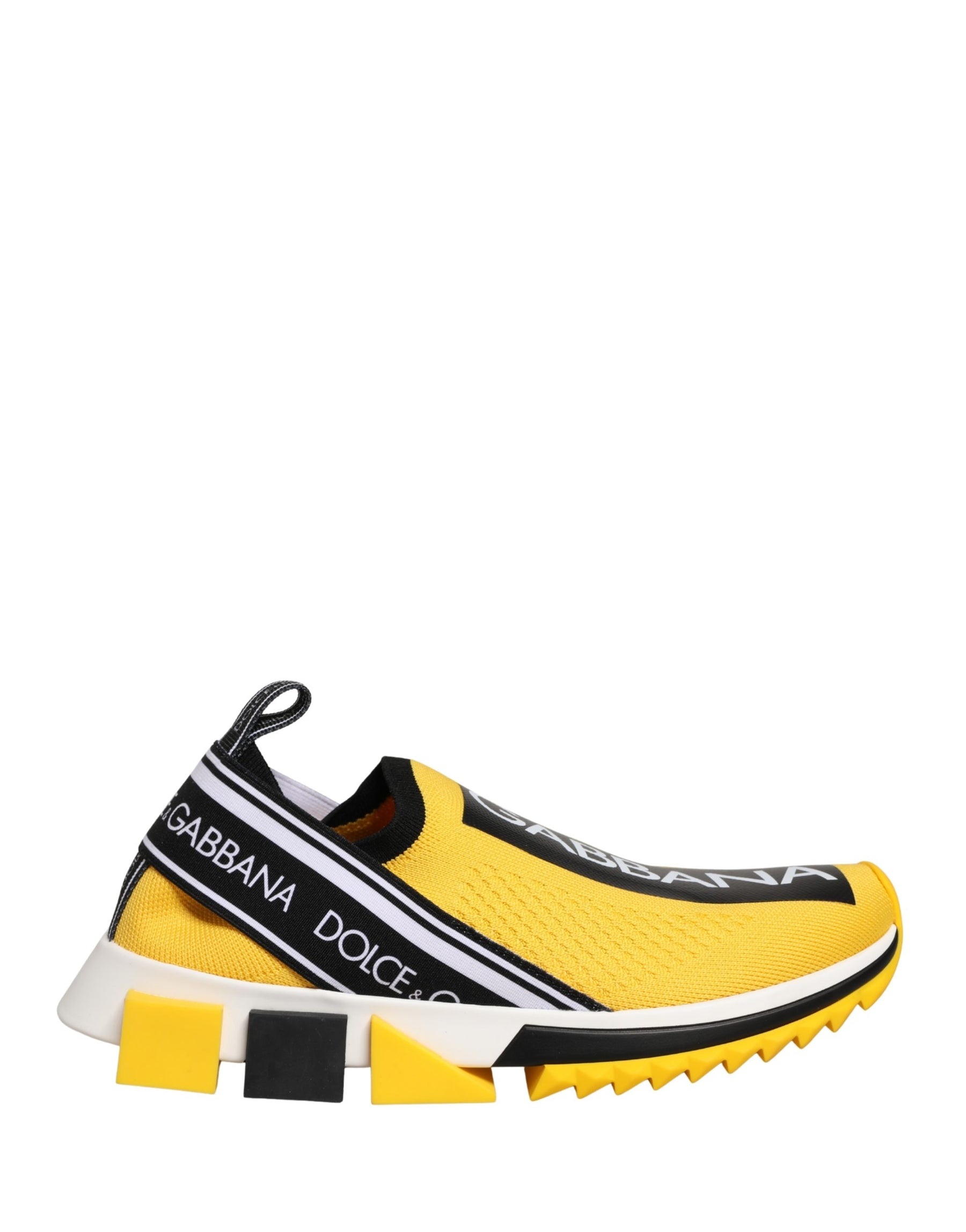 Dolce & Gabbana Yellow Sorrento SlipOn Low Top Sneakers Shoes | Regal Royce