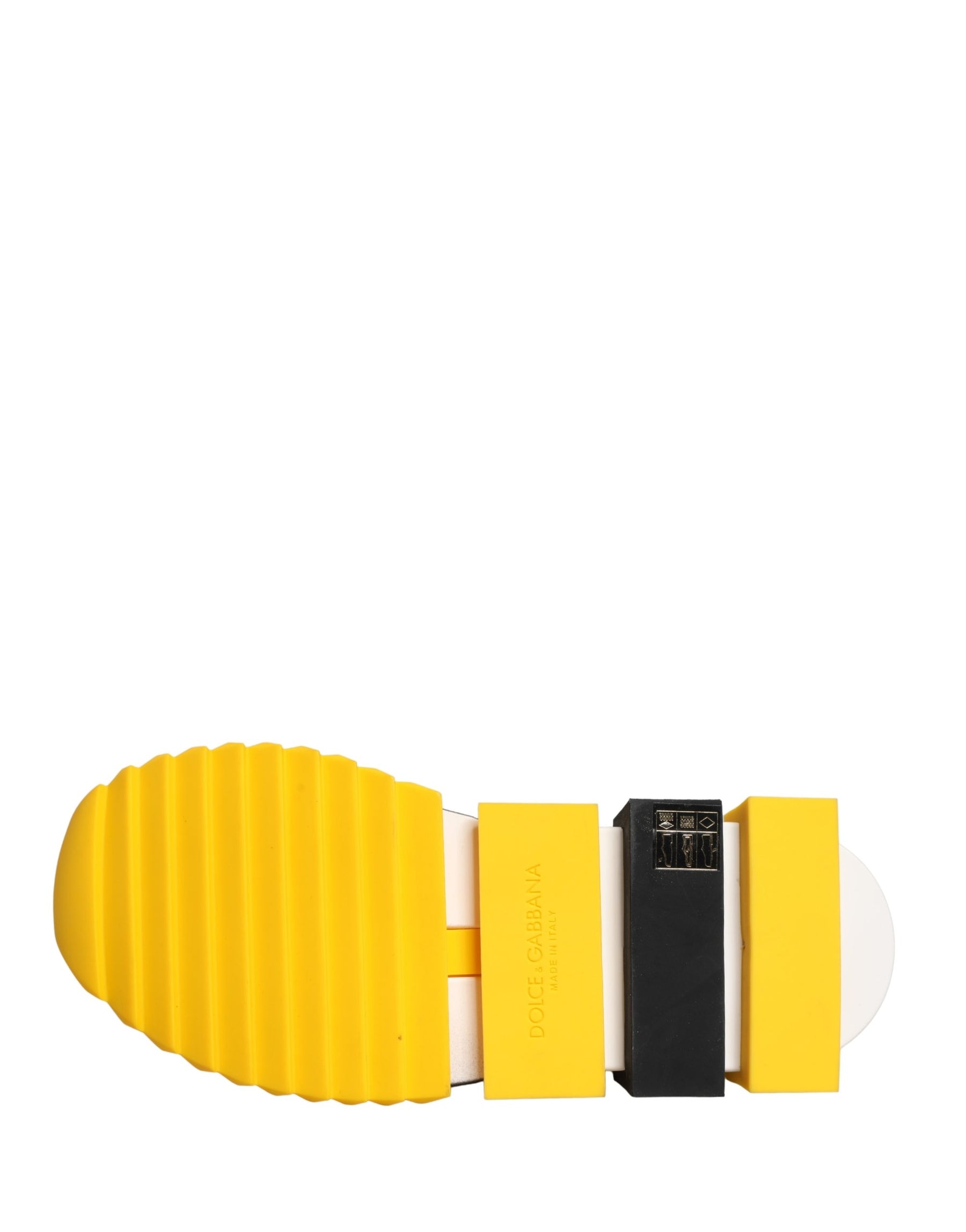 Dolce & Gabbana Yellow Sorrento SlipOn Low Top Sneakers Shoes | Regal Royce