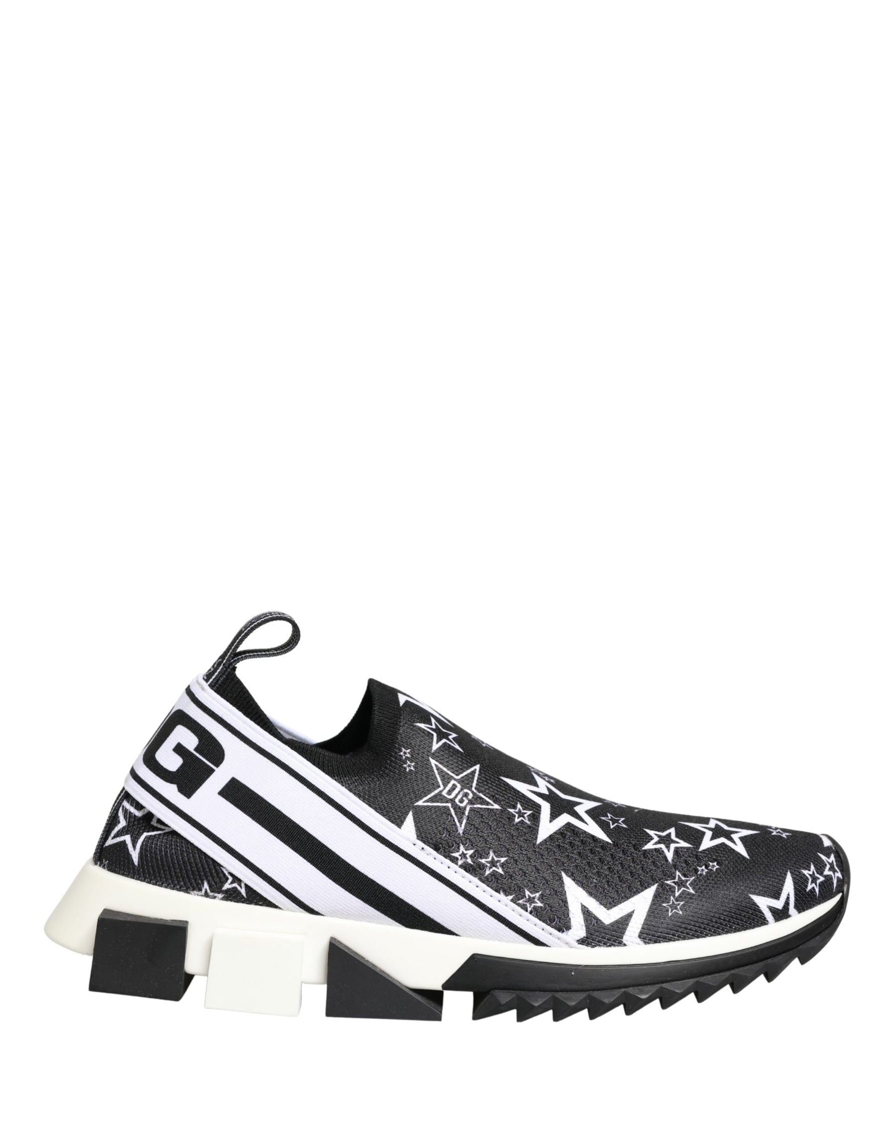 Dolce & Gabbana Black Stars Logo SORRENTO Sneakers Shoes | Regal Royce