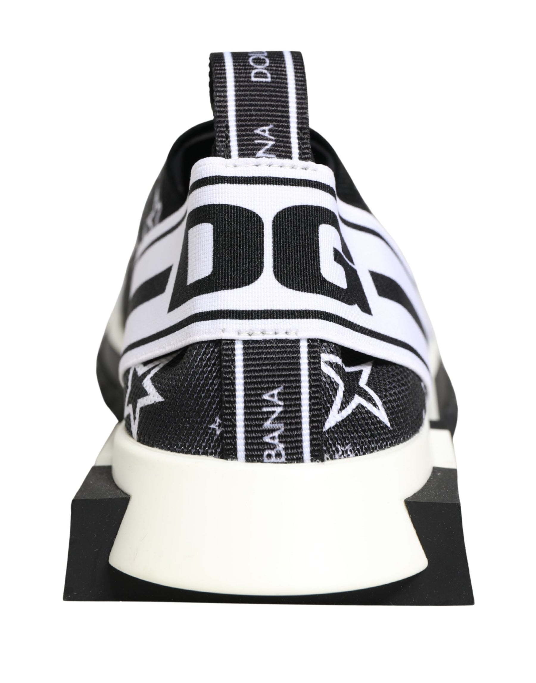 Dolce & Gabbana Black Stars Logo SORRENTO Sneakers Shoes | Regal Royce
