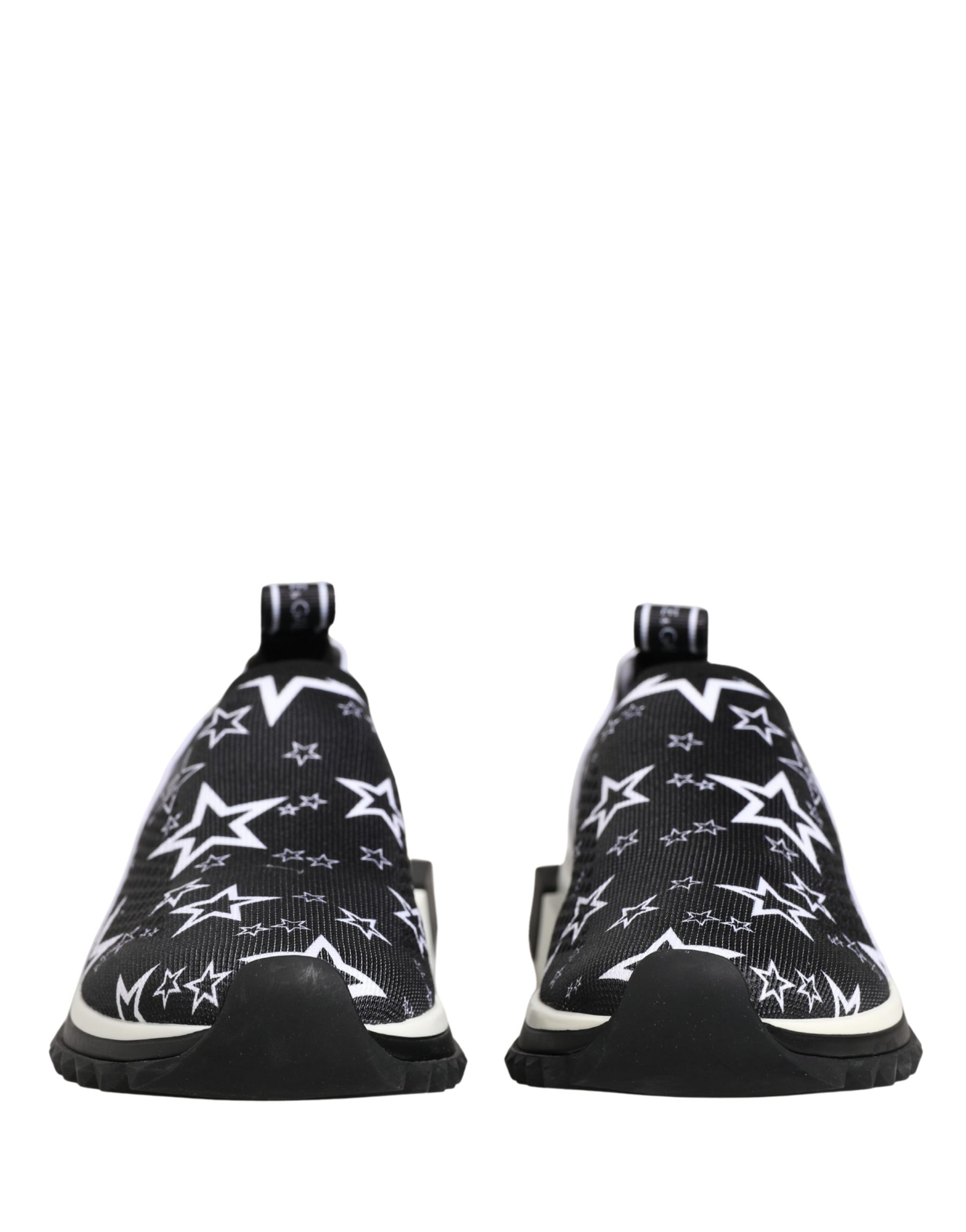 Dolce & Gabbana Black Stars Logo SORRENTO Sneakers Shoes | Regal Royce