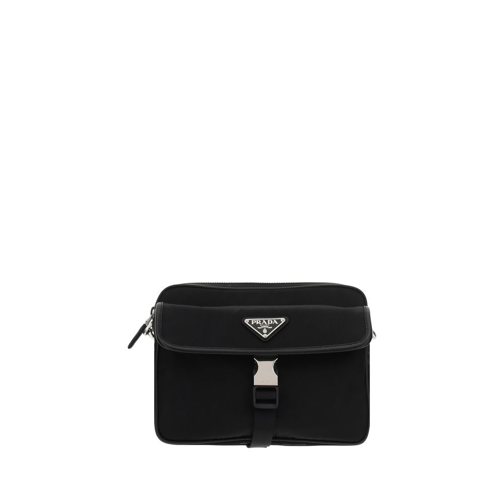 Prada Black Polyamide Shoulder Bag | Regal Royce