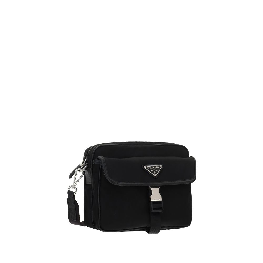 Prada Black Polyamide Shoulder Bag | Regal Royce