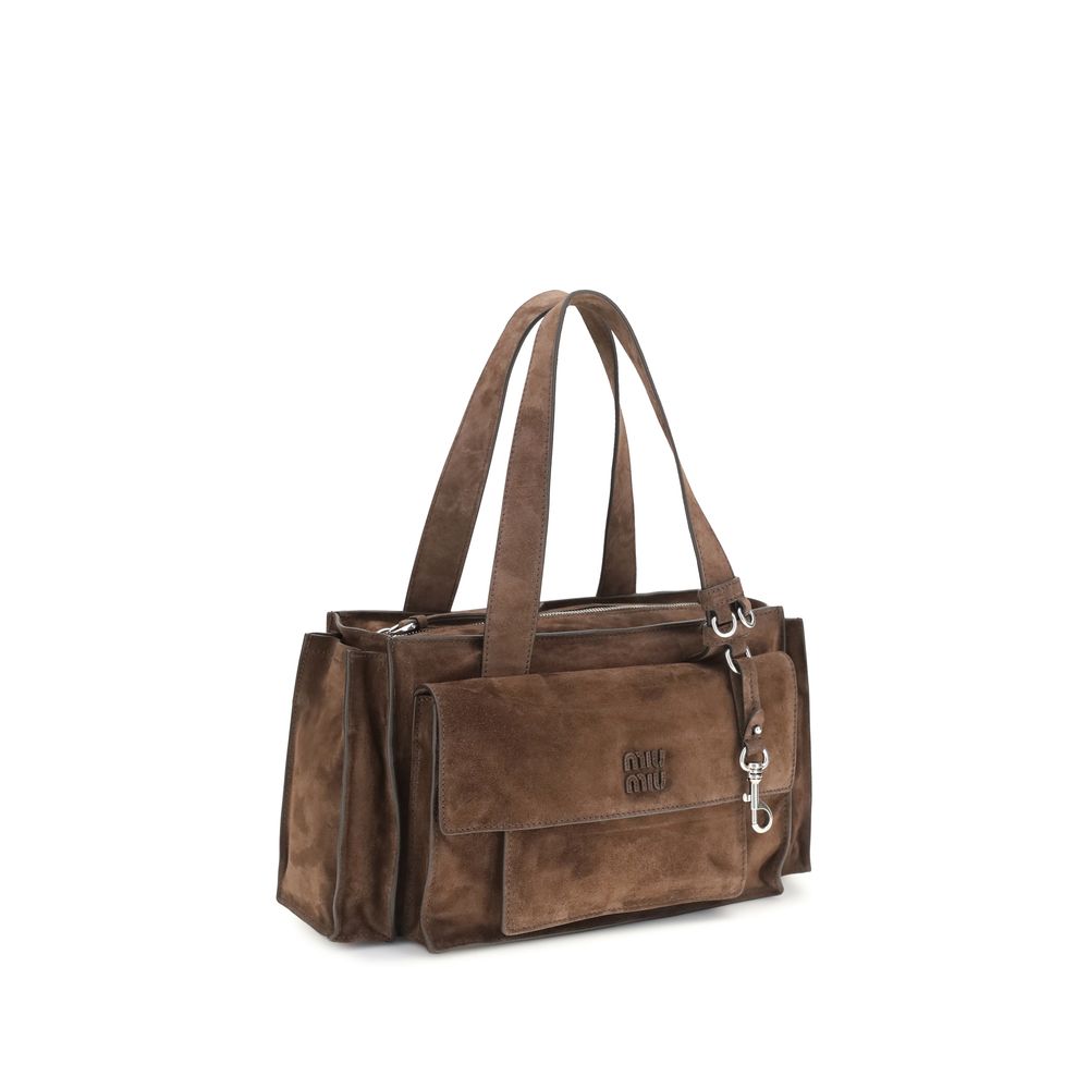 Miu Miu Brown Calf Leather Bos Taurus Shoulder Bag | Regal Royce
