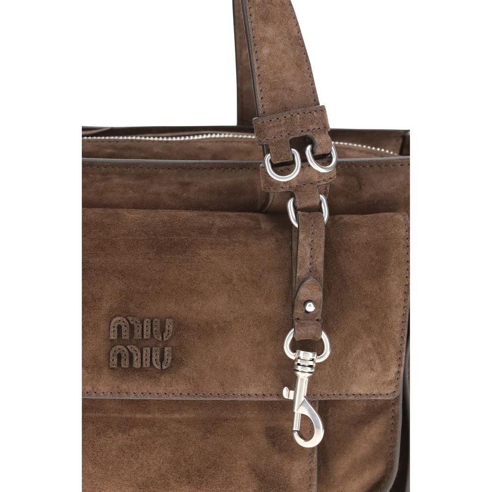 Miu Miu Brown Calf Leather Bos Taurus Shoulder Bag | Regal Royce