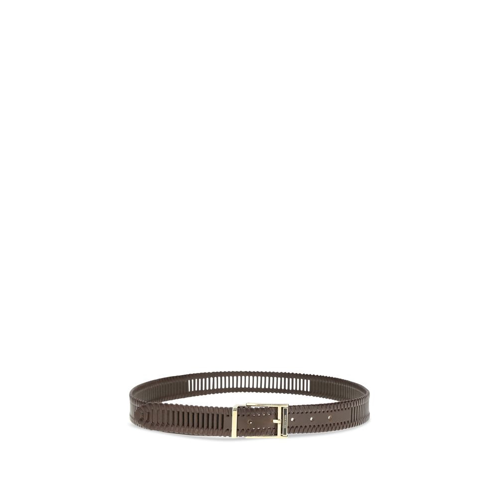 Ferragamo Brown Calf Leather Bos Taurus Regular Belt | Regal Royce
