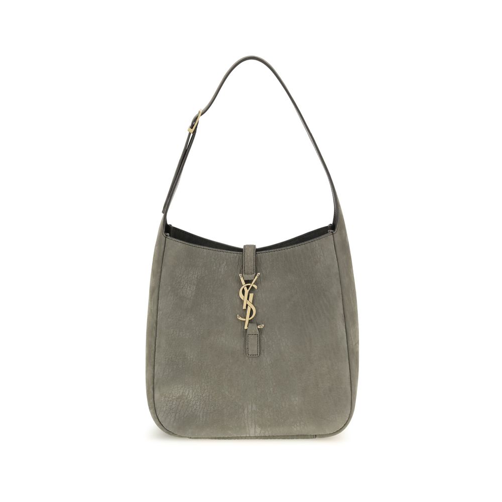 Saint Laurent Gray Calf Leather Bos Taurus Shoulder Bag | Regal Royce