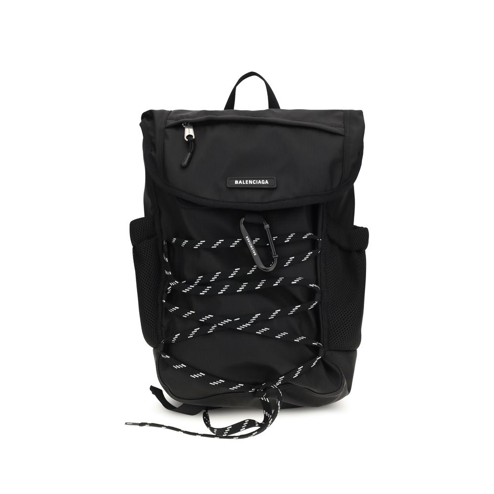Balenciaga Black Nylon Backpack | Regal Royce