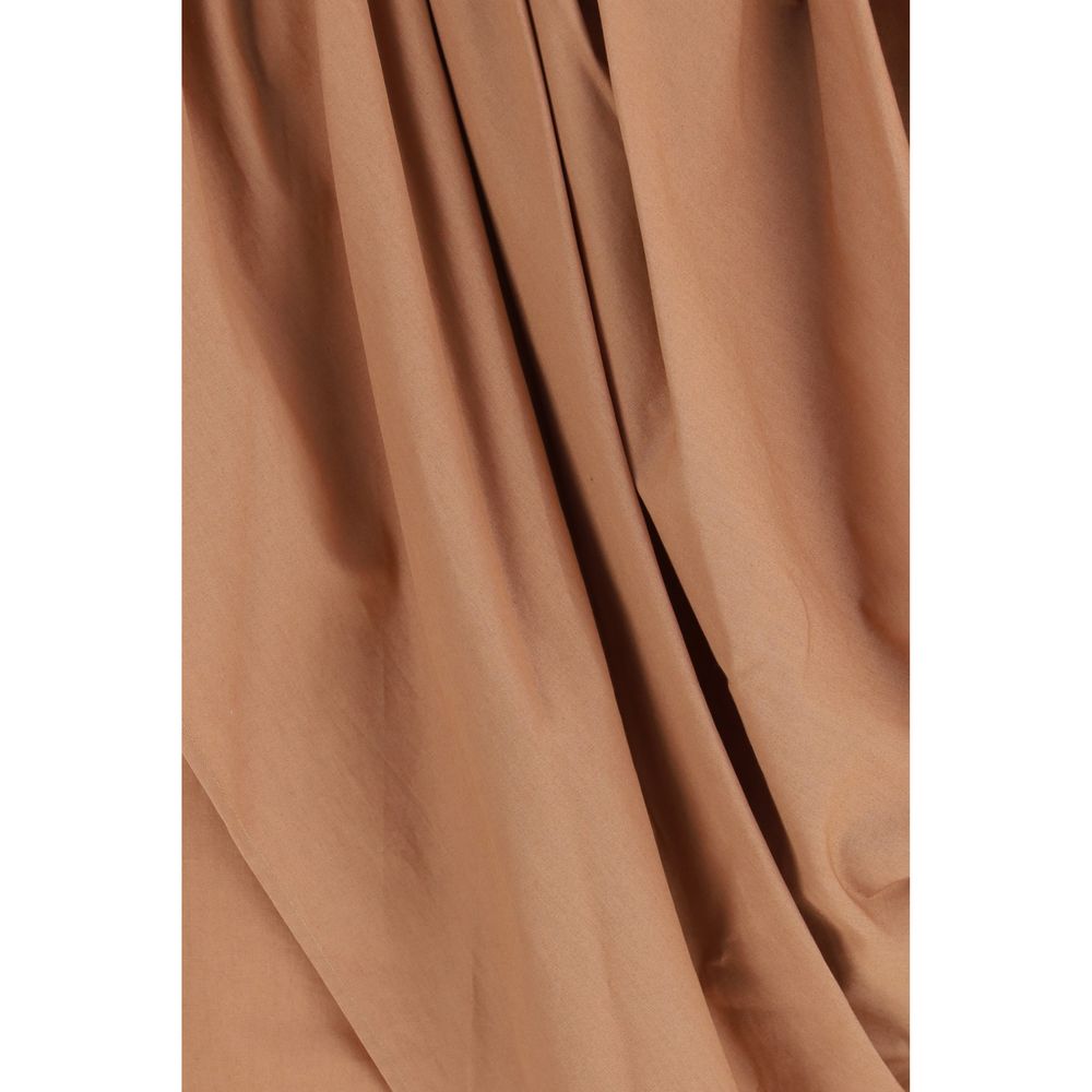Chloé Beige Cotton Midi Skirt | Regal Royce