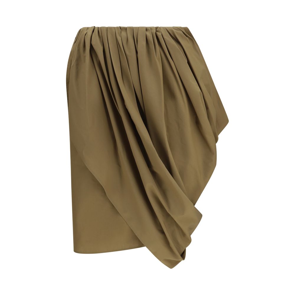 Chloé Bicolor Cotton Midi Skirt | Regal Royce