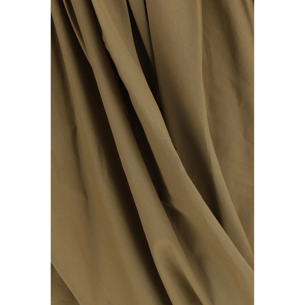 Chloé Bicolor Cotton Midi Skirt | Regal Royce