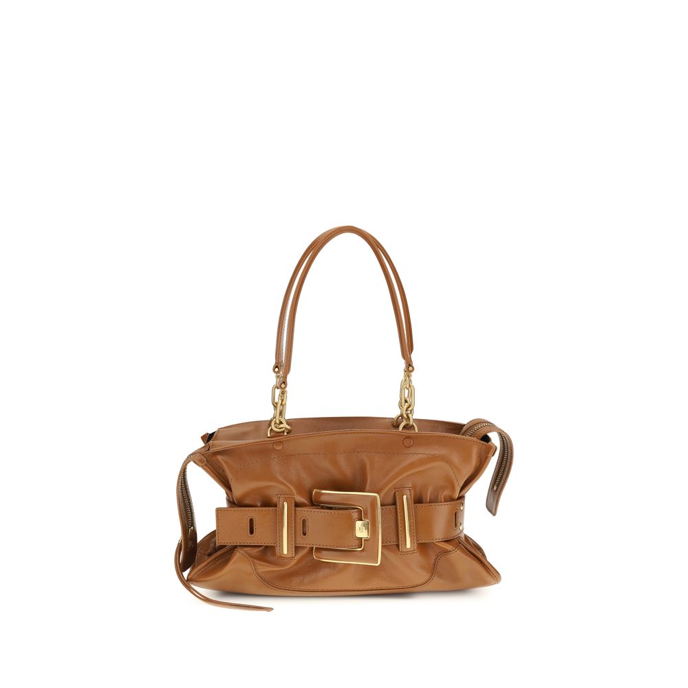 Balmain Brown Calf Leather Bos Taurus Handbag | Regal Royce