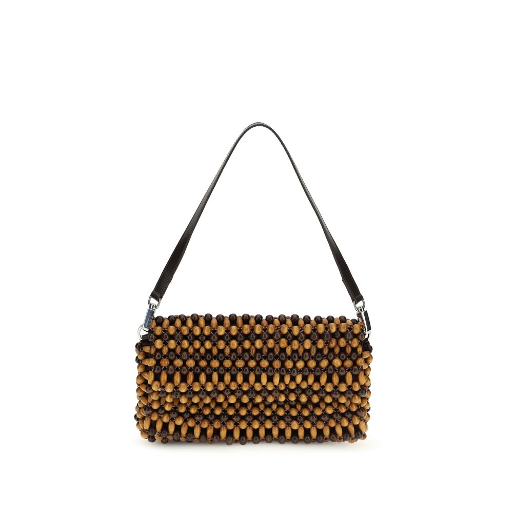 Staud Brown Wood Shoulder Bag | Regal Royce