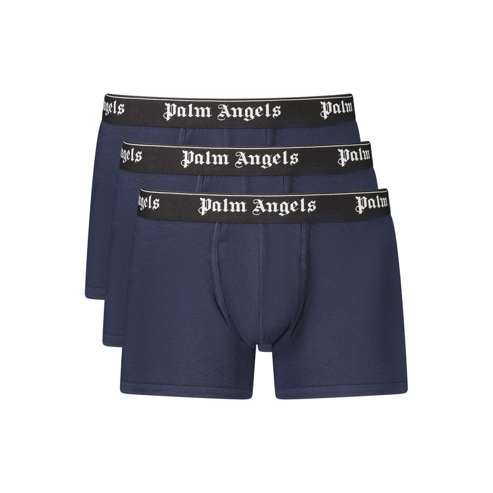 Palm Angels Blue Cotton Men's Boxer | Regal Royce