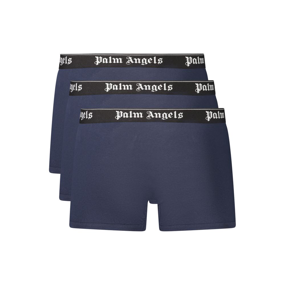 Palm Angels Blue Cotton Men's Boxer | Regal Royce