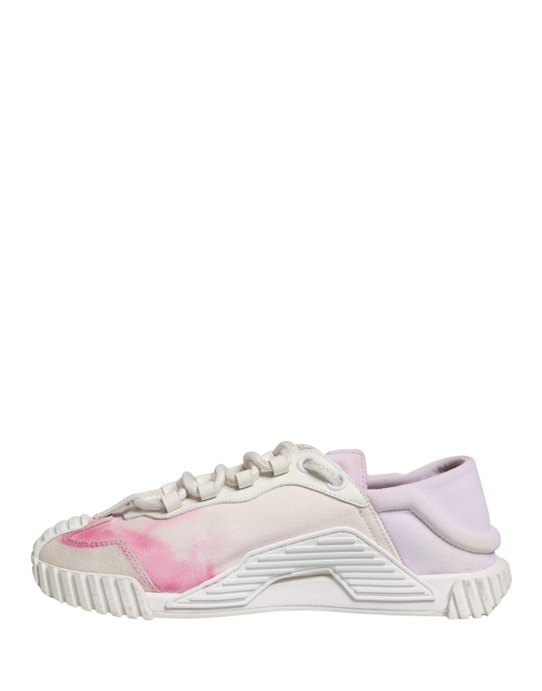 Dolce & Gabbana White NS1 Lace Up Low Top Sneakers Shoes | Regal Royce