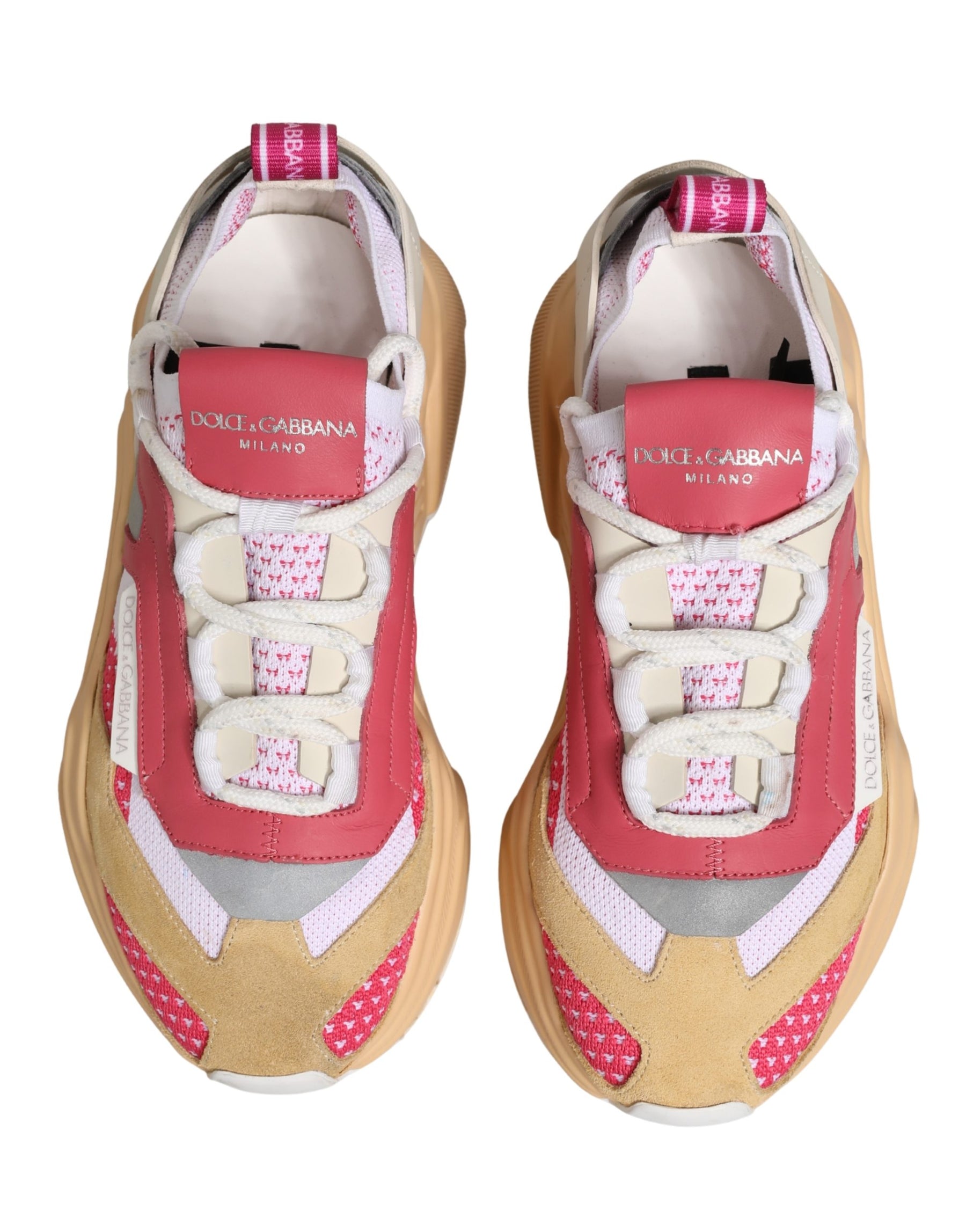 Dolce & Gabbana Multicolor Daymaster Low Top Sneakers Shoes | Regal Royce