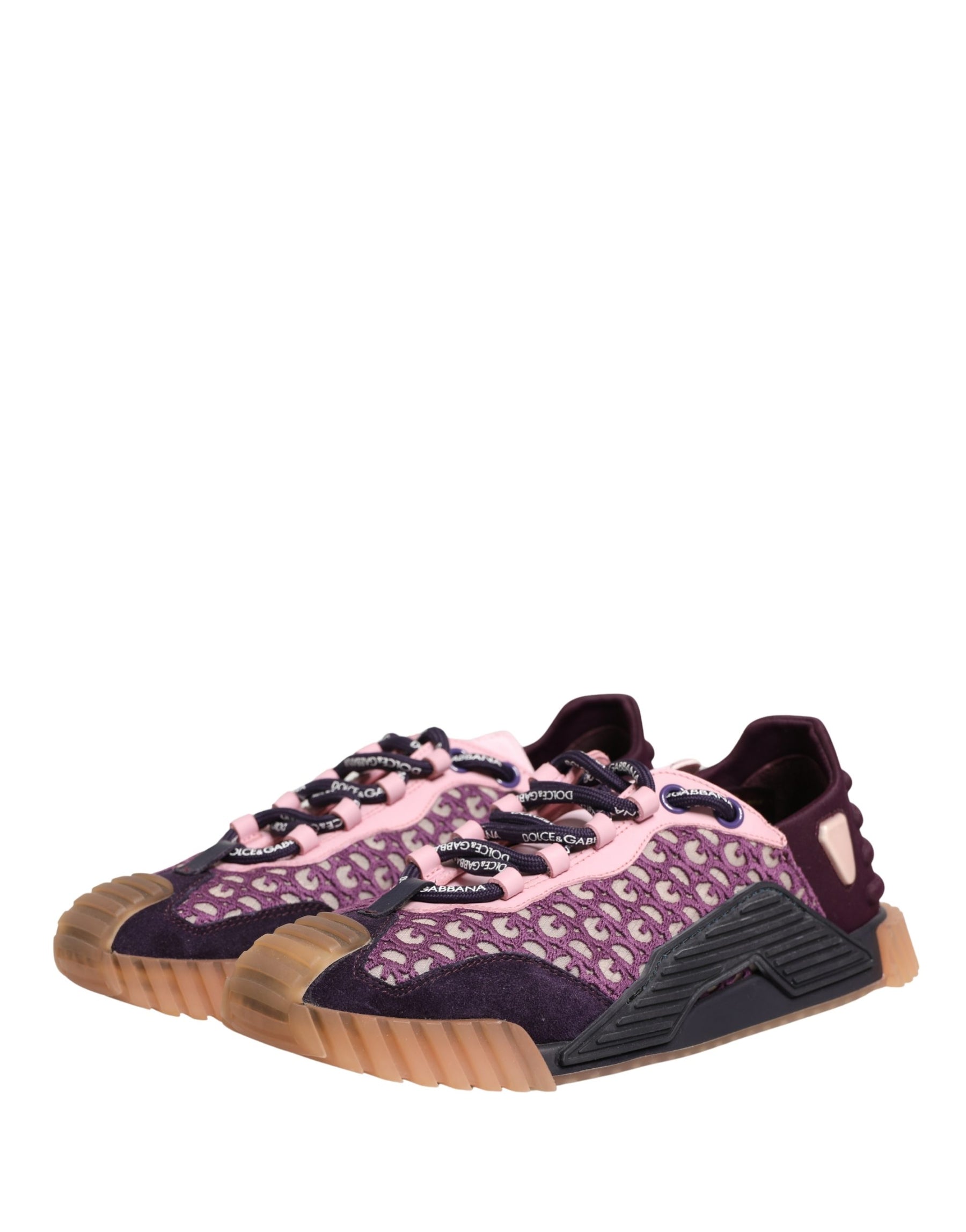 Dolce & Gabbana Multicolor Logo Low Top NS1 Sneakers Shoes | Regal Royce