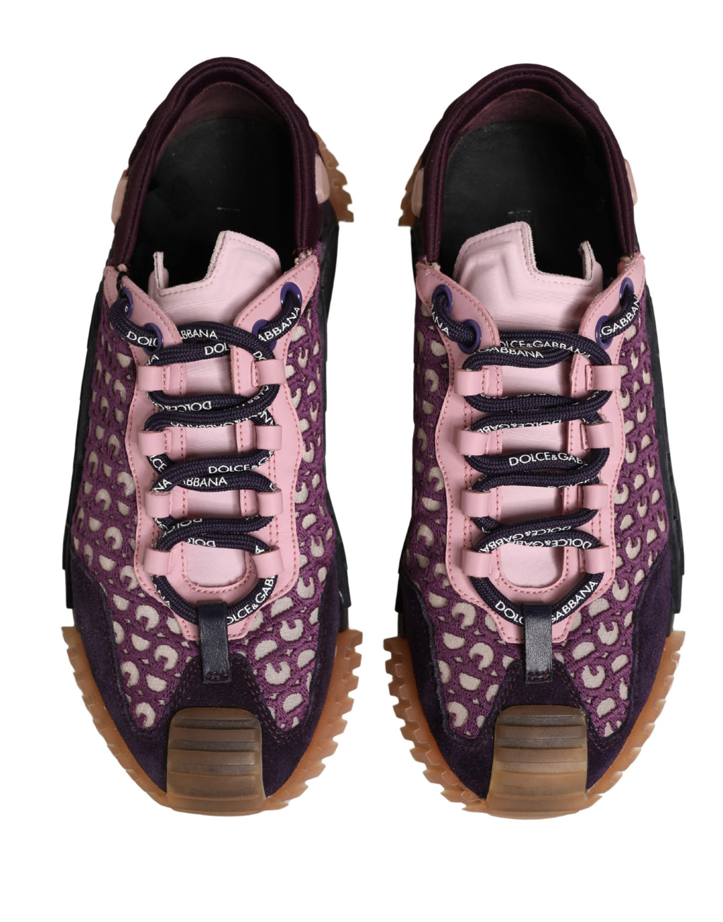 Dolce & Gabbana Multicolor Logo Low Top NS1 Sneakers Shoes