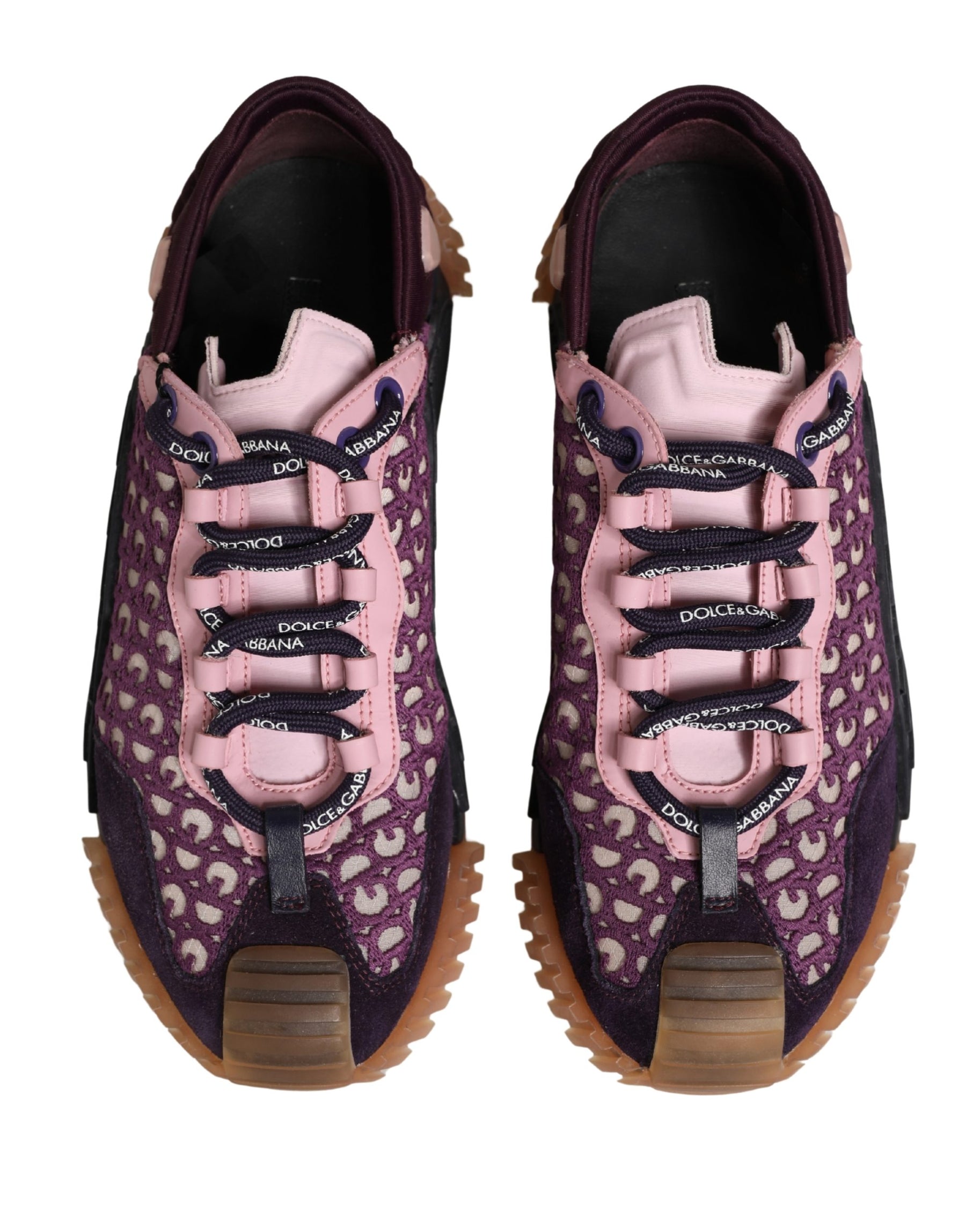 Dolce & Gabbana Multicolor Logo Low Top NS1 Sneakers Shoes | Regal Royce