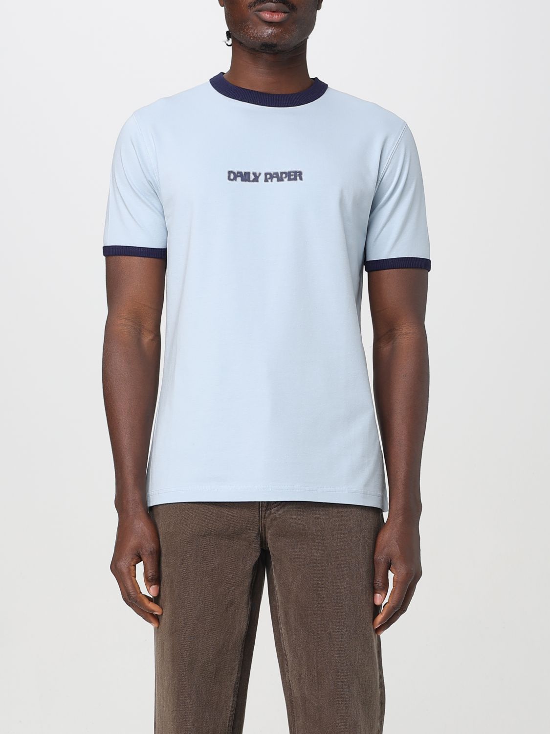 Daily Paper Blue Cotton T-Shirt | Regal Royce