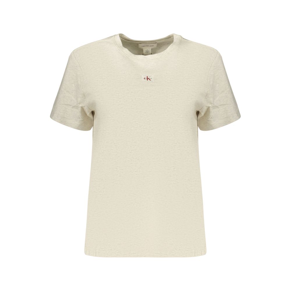 Calvin Klein Gray Cotton Women's T-Shirt | Regal Royce