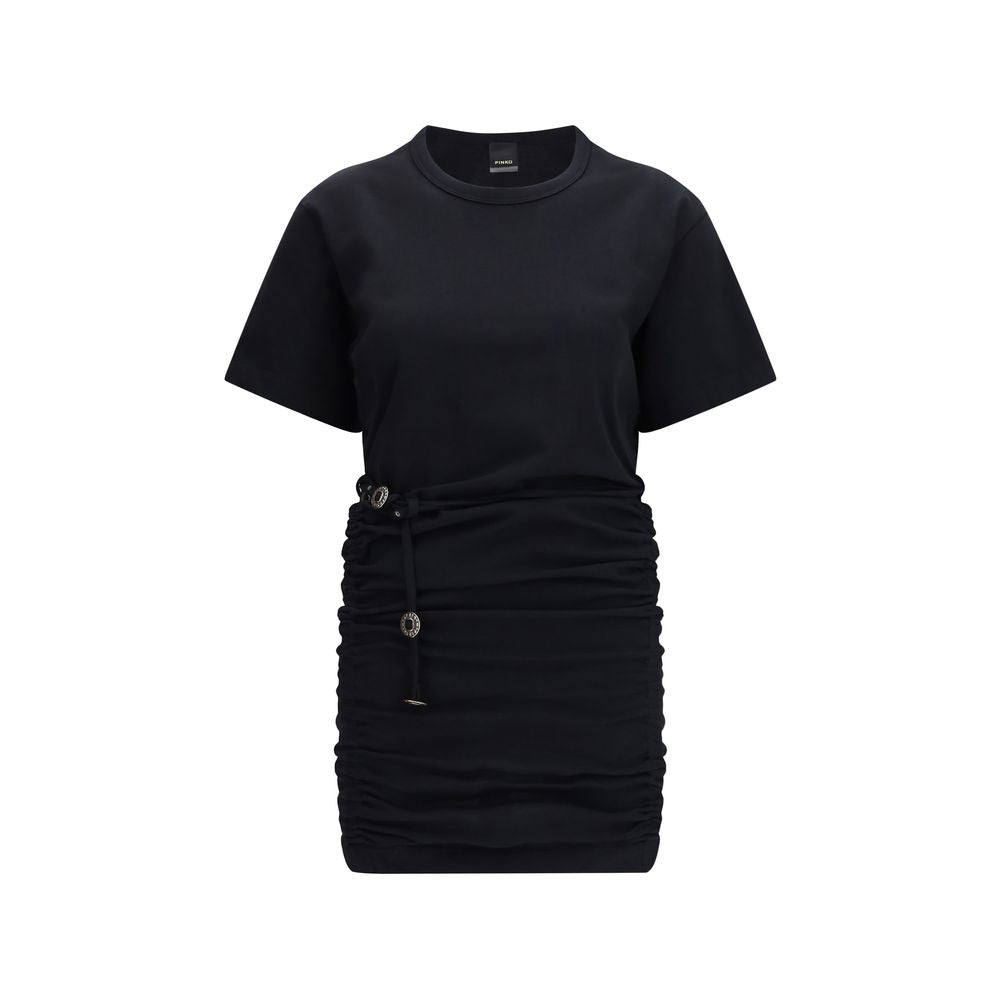 PINKO Black Cotton Casual Dress | Regal Royce