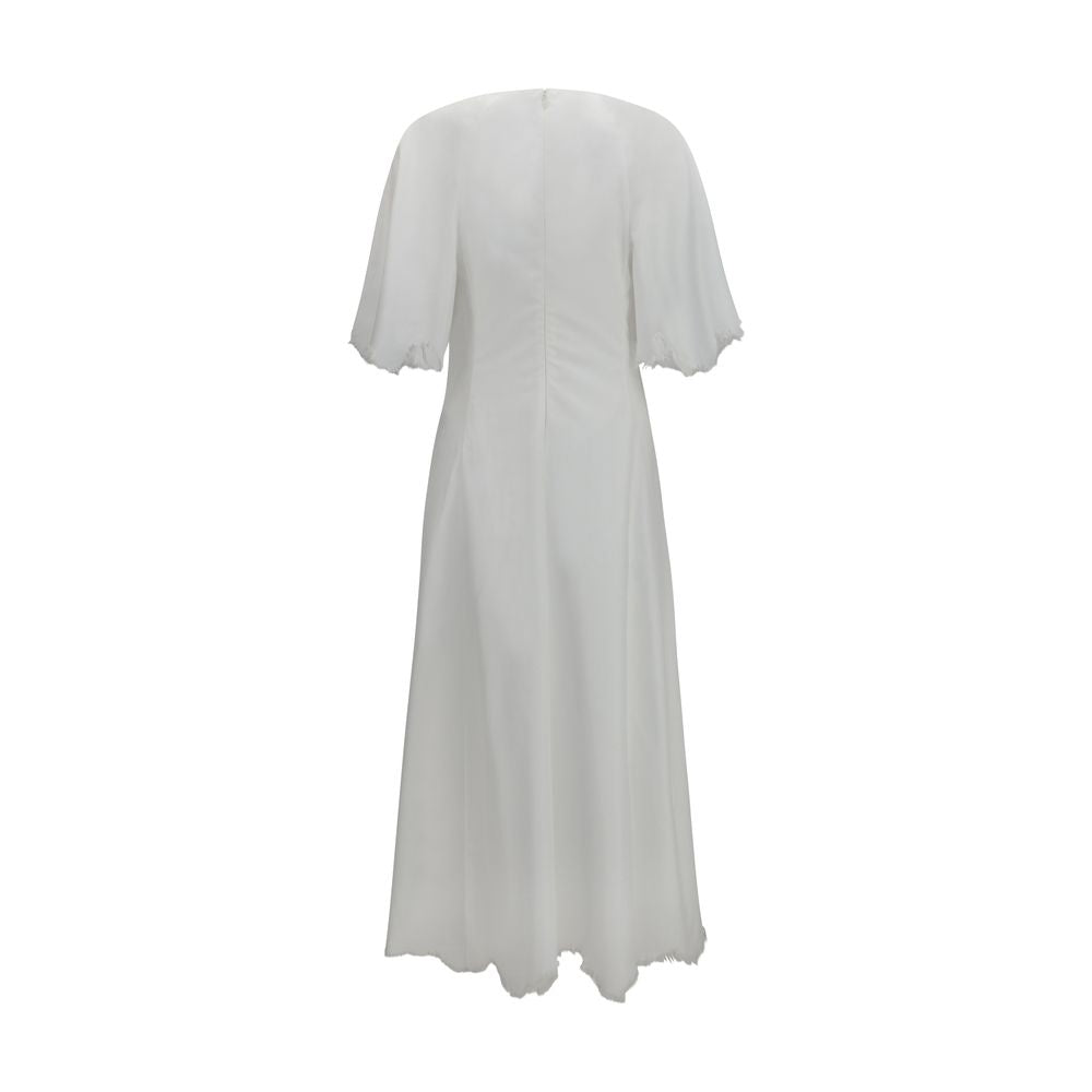 Gabriela Hearst White Cotton Casual Dress | Regal Royce