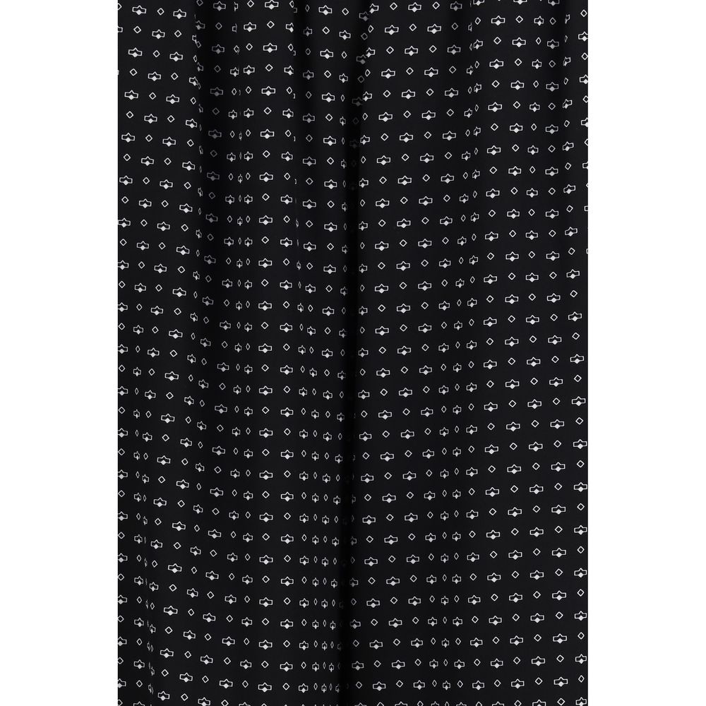 Ermanno Scervino Black Silk Casual Pants | Regal Royce