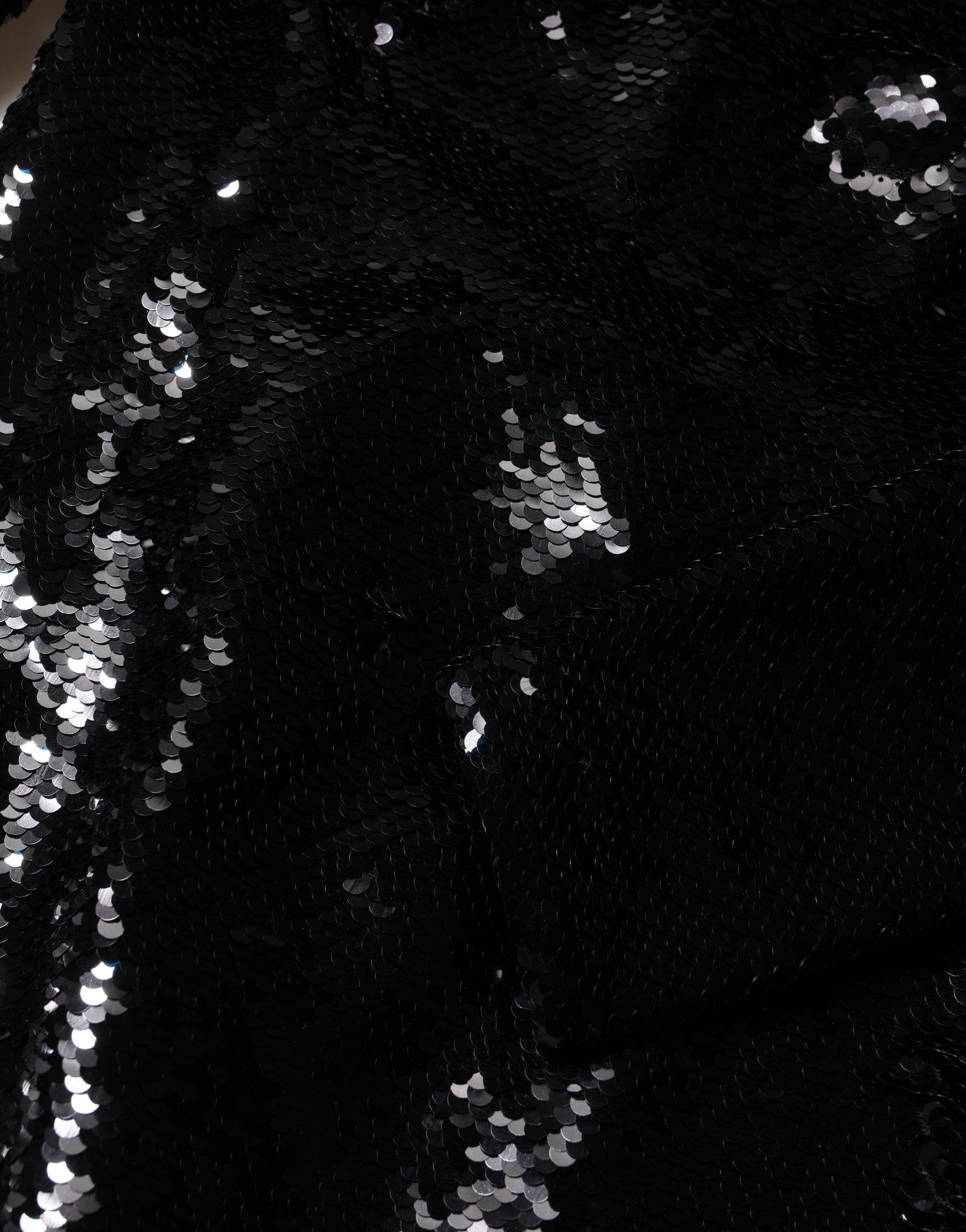 Dolce & Gabbana Black Bodycon Mermaid Sequinned Gown Dress | Regal Royce