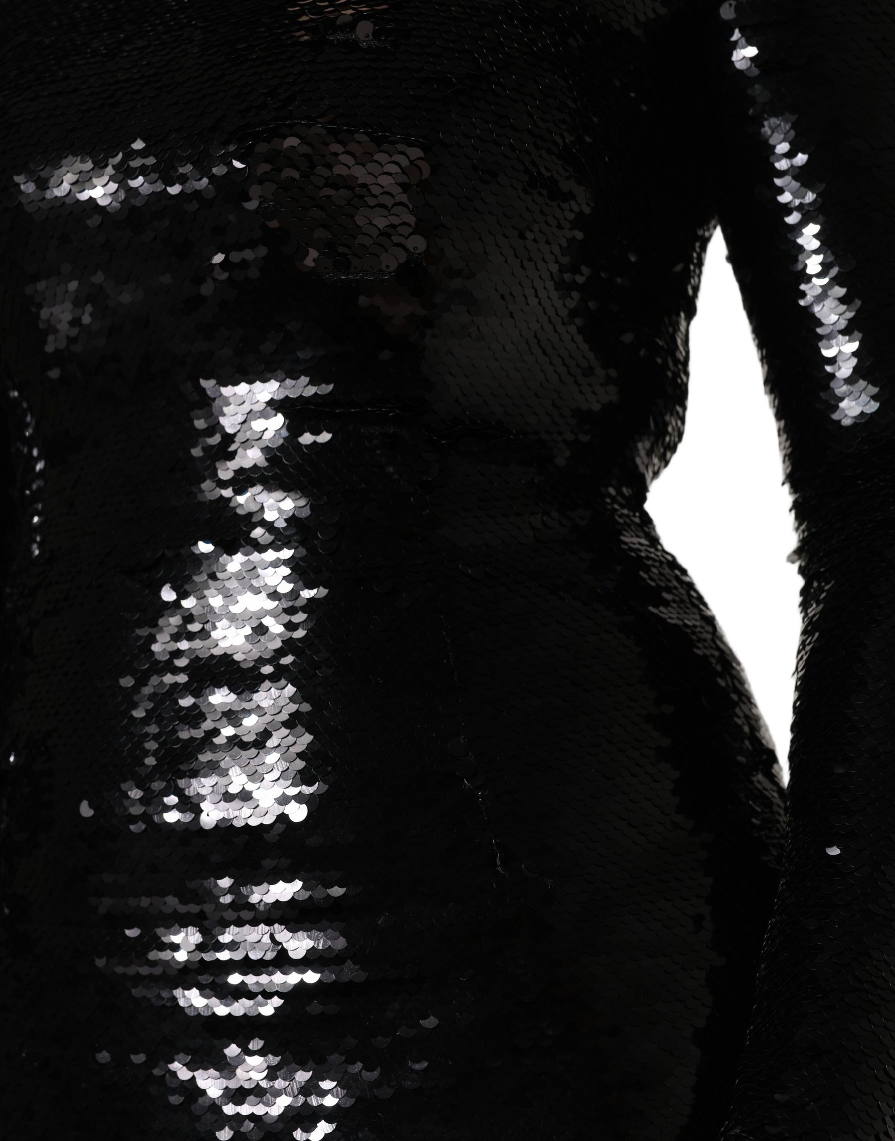 Dolce & Gabbana Black Bodycon Mermaid Sequinned Gown Dress | Regal Royce