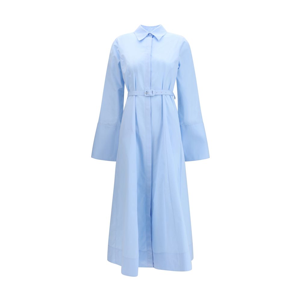 Gabriela Hearst Blue Cotton Casual Dress | Regal Royce