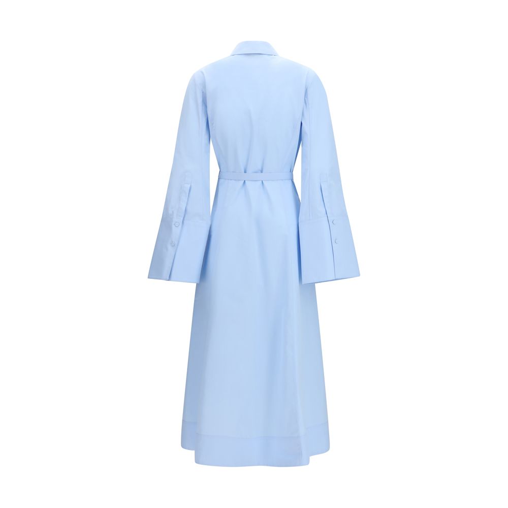 Gabriela Hearst Blue Cotton Casual Dress | Regal Royce
