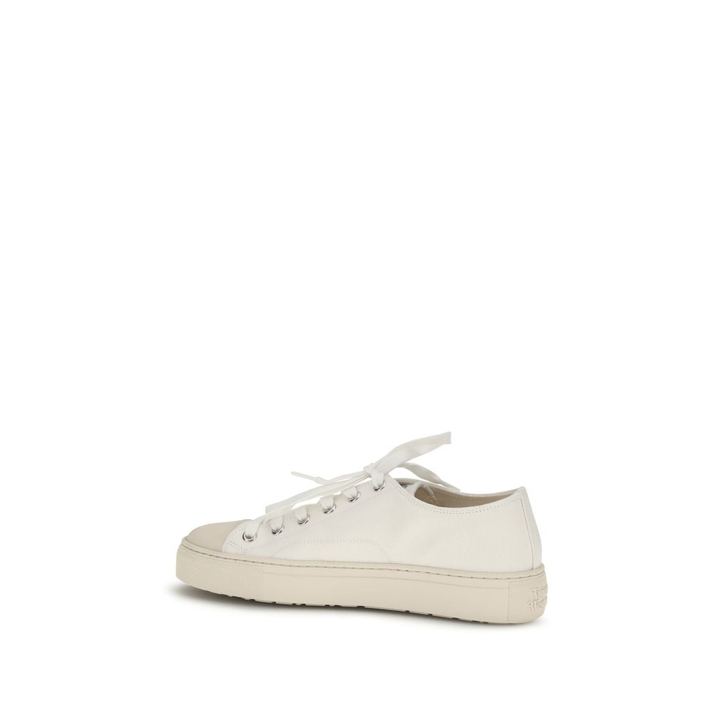 Vivienne Westwood White Fabric Low Top Sneakers | Regal Royce