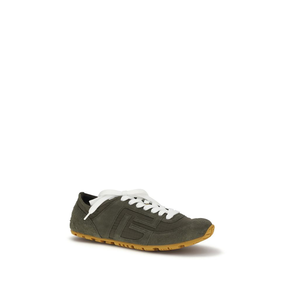 Balmain Bicolor Calf Leather Bos Taurus Athletic Sneakers | Regal Royce