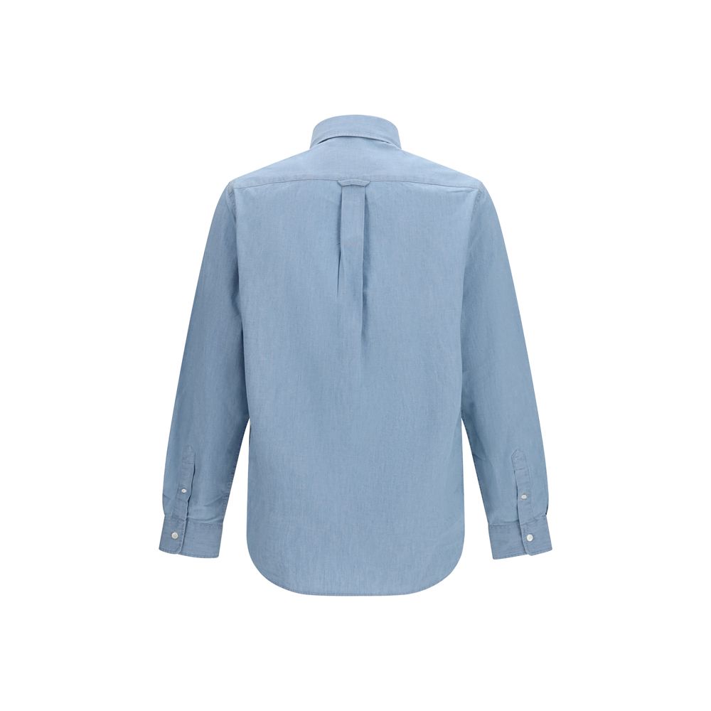 Maison Kitsuné Blue Cotton Shirt | Regal Royce