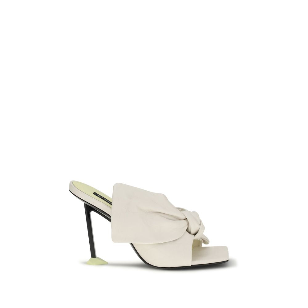 Givenchy White Lamb Ovis Aries Aries Mules | Regal Royce