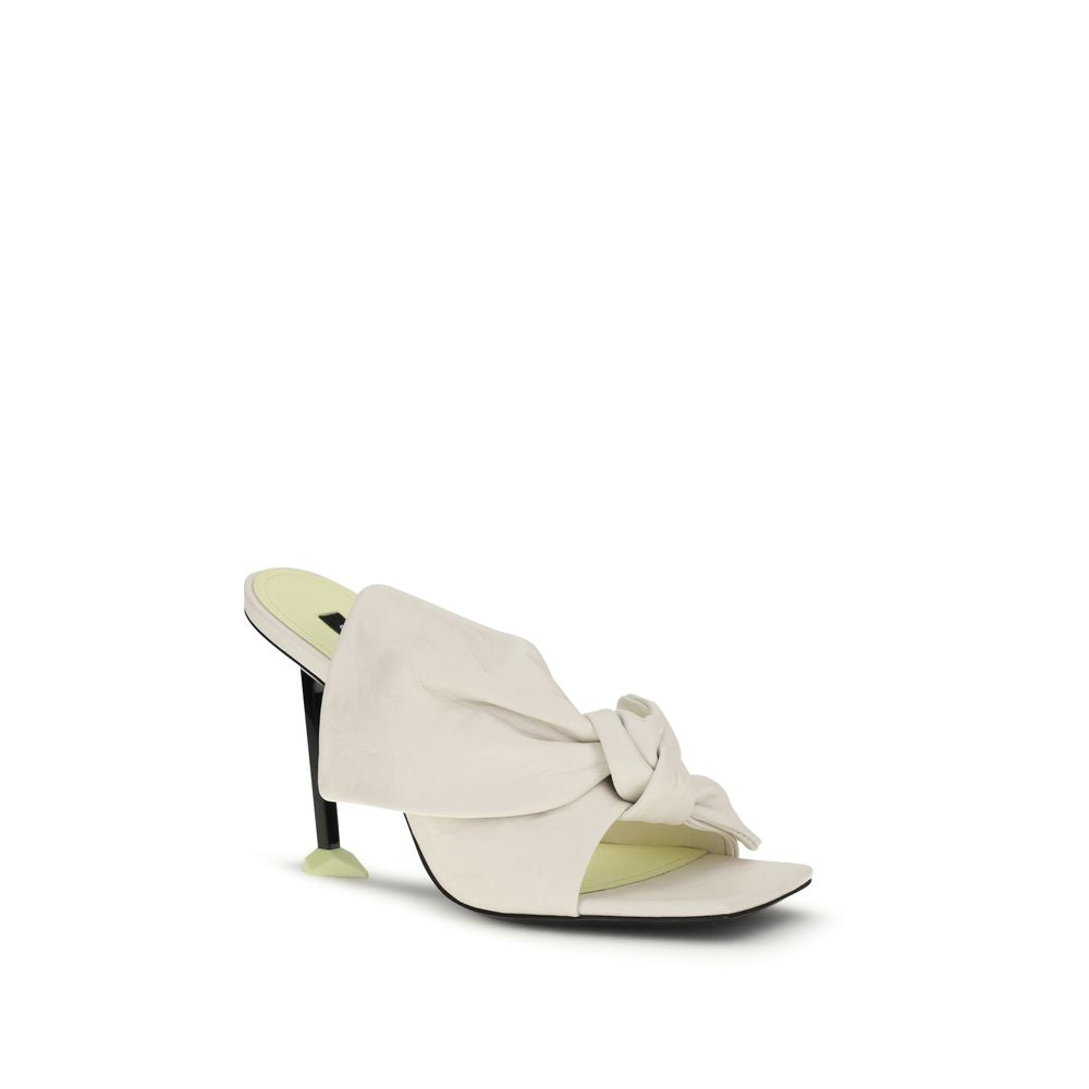 Givenchy White Lamb Ovis Aries Aries Mules | Regal Royce