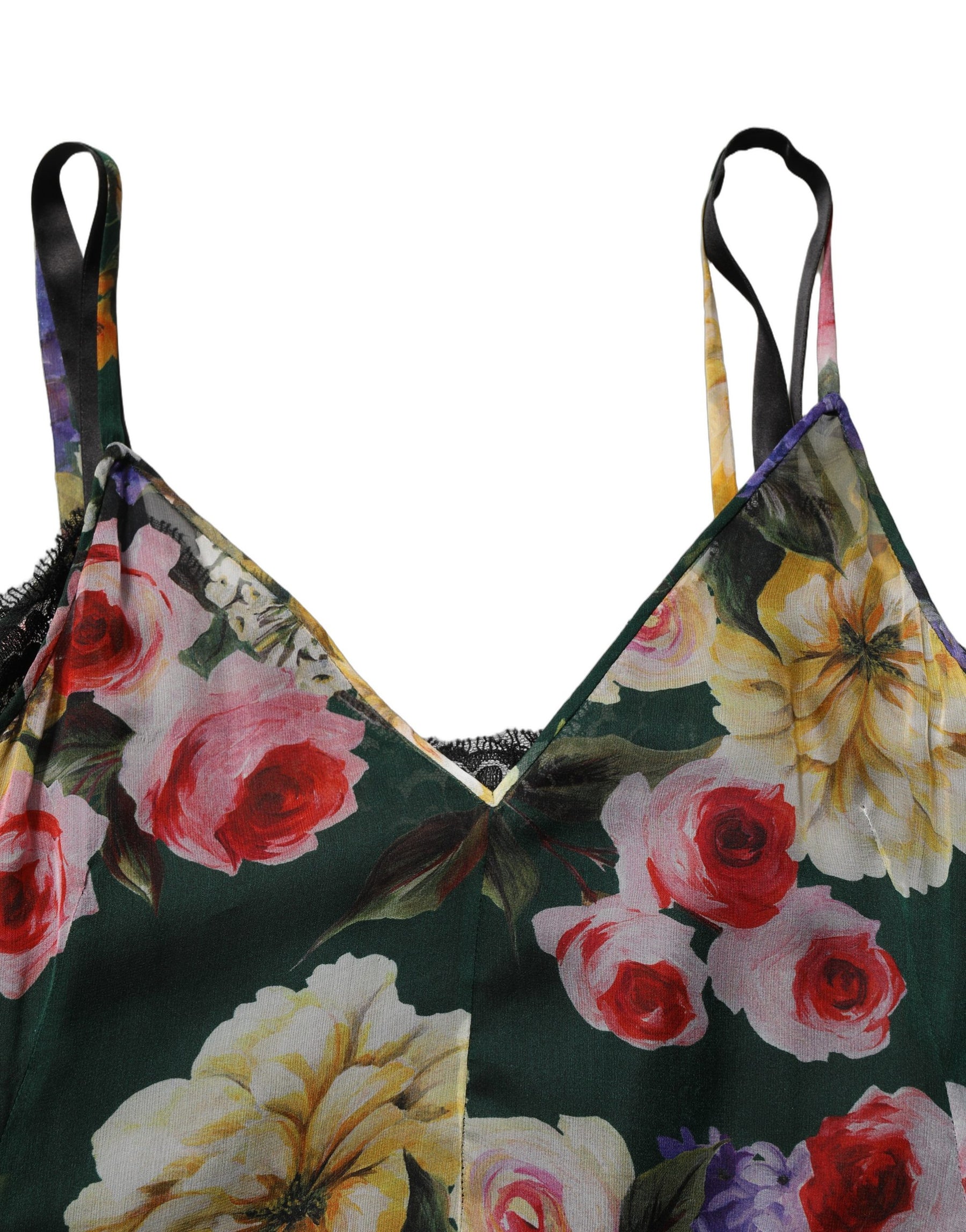 Dolce & Gabbana Multicolor Floral Print Sleeveless Mini Dress | Regal Royce