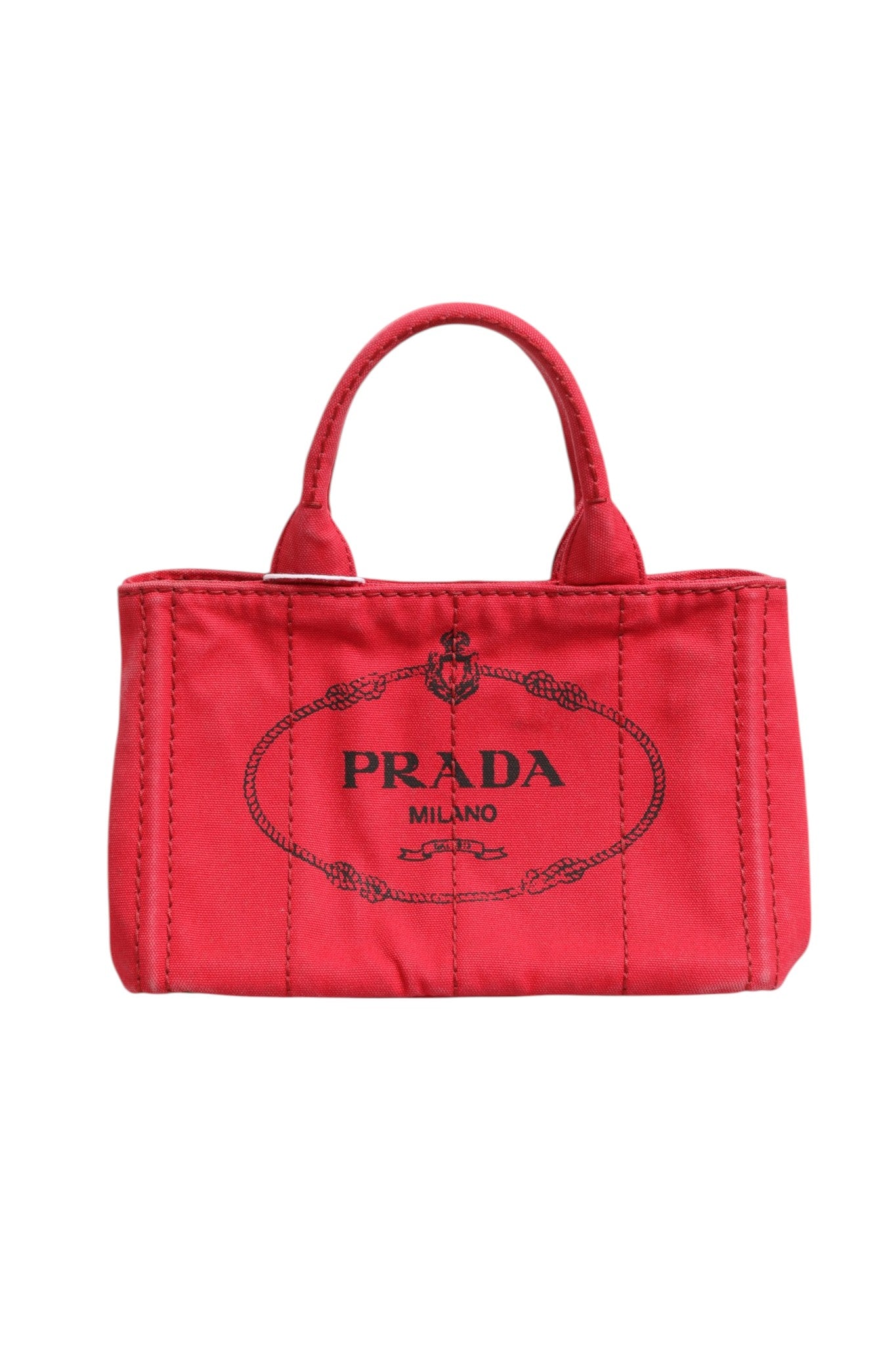 Prada Canapa Mini Canvas Tote | Regal Royce