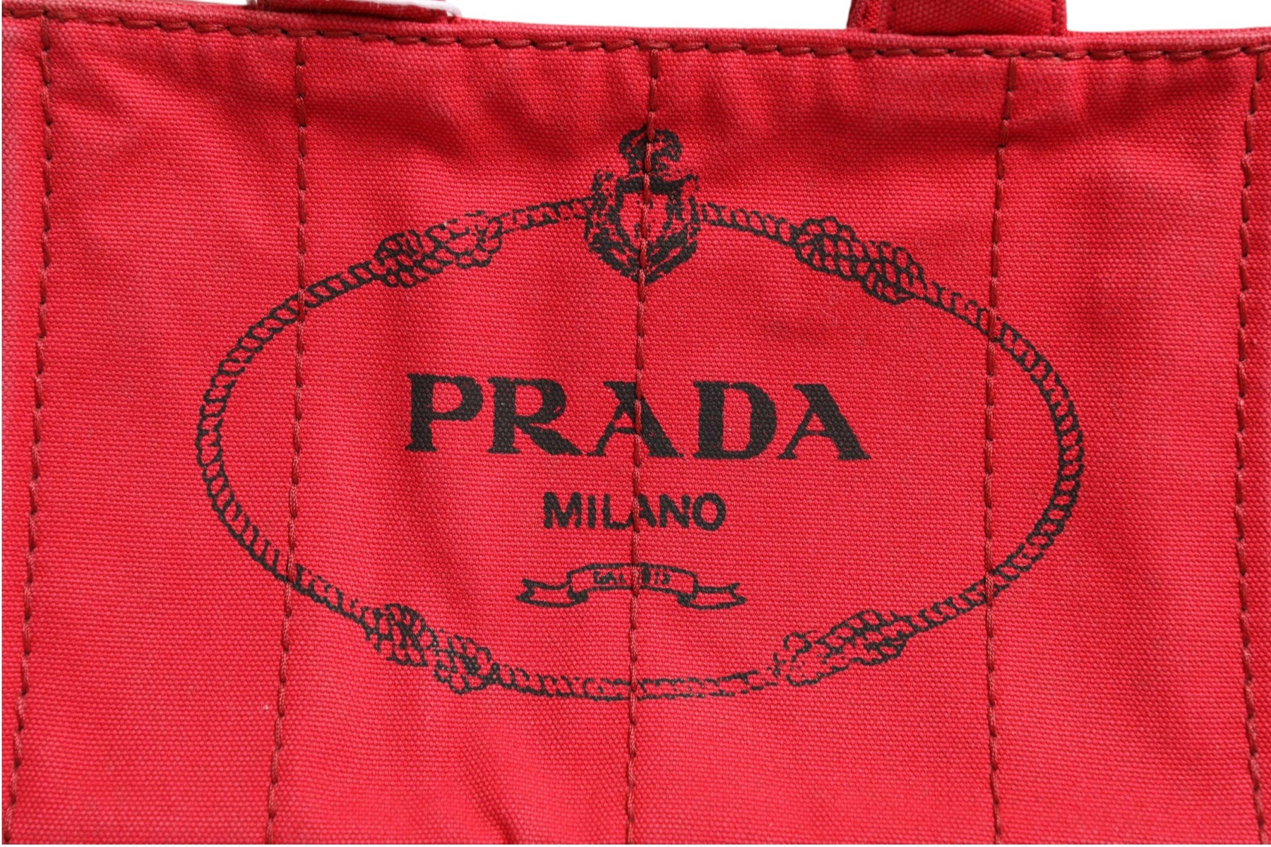 Prada Canapa Mini Canvas Tote | Regal Royce