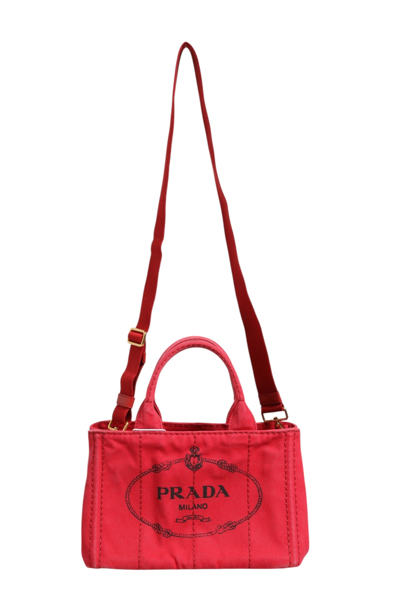 Prada Canapa Mini Canvas Tote | Regal Royce