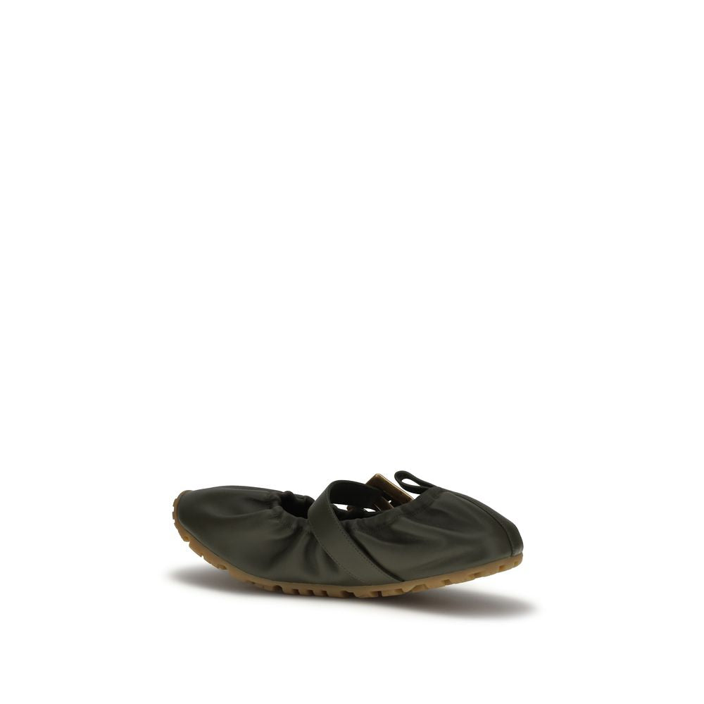 Balmain Bicolor Lamb Ovis Aries Aries Ballet Flats | Regal Royce