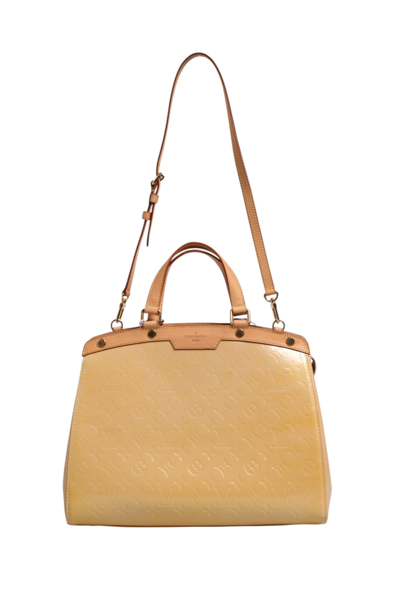 Louis Vuitton Monogram Vernis Brea MM Beige Poudre | Regal Royce