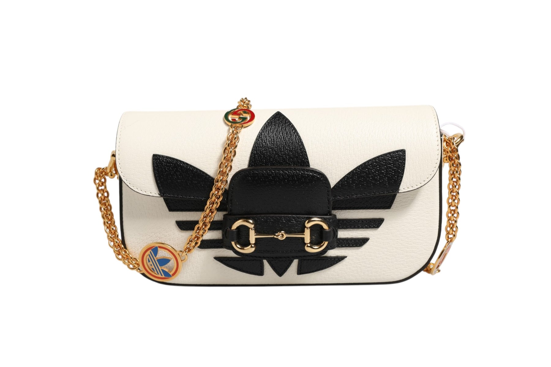 Gucci x Adidas Horsebit 1955 Shoulder Bag Black/White | Regal Royce