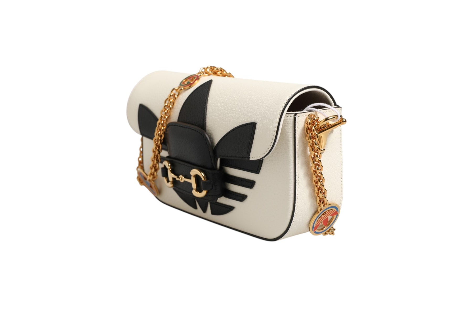 Gucci x Adidas Horsebit 1955 Shoulder Bag Black/White | Regal Royce
