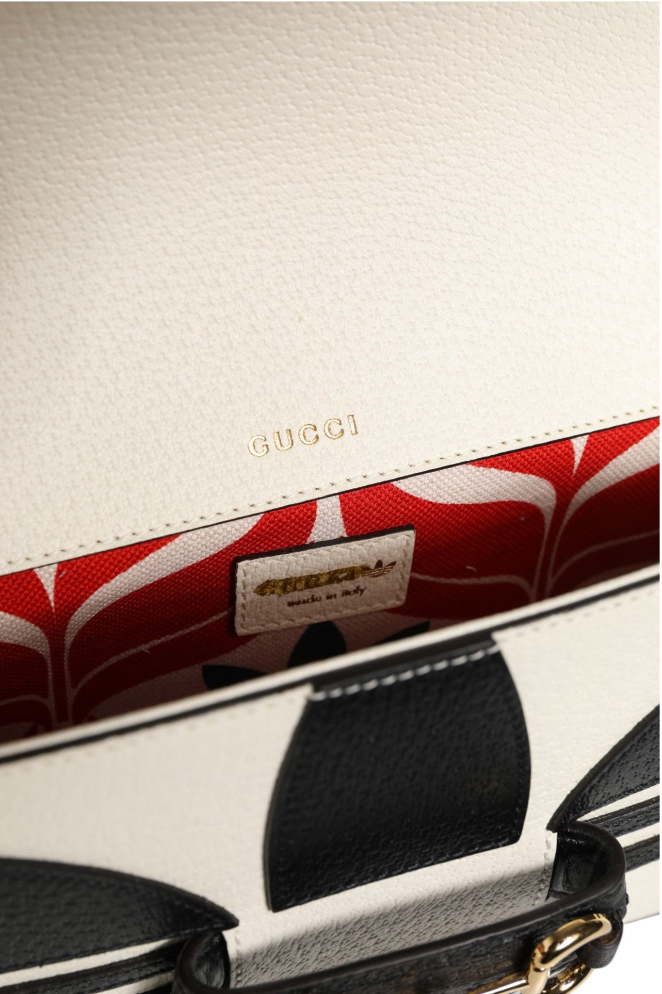 Gucci x Adidas Horsebit 1955 Shoulder Bag Black/White | Regal Royce