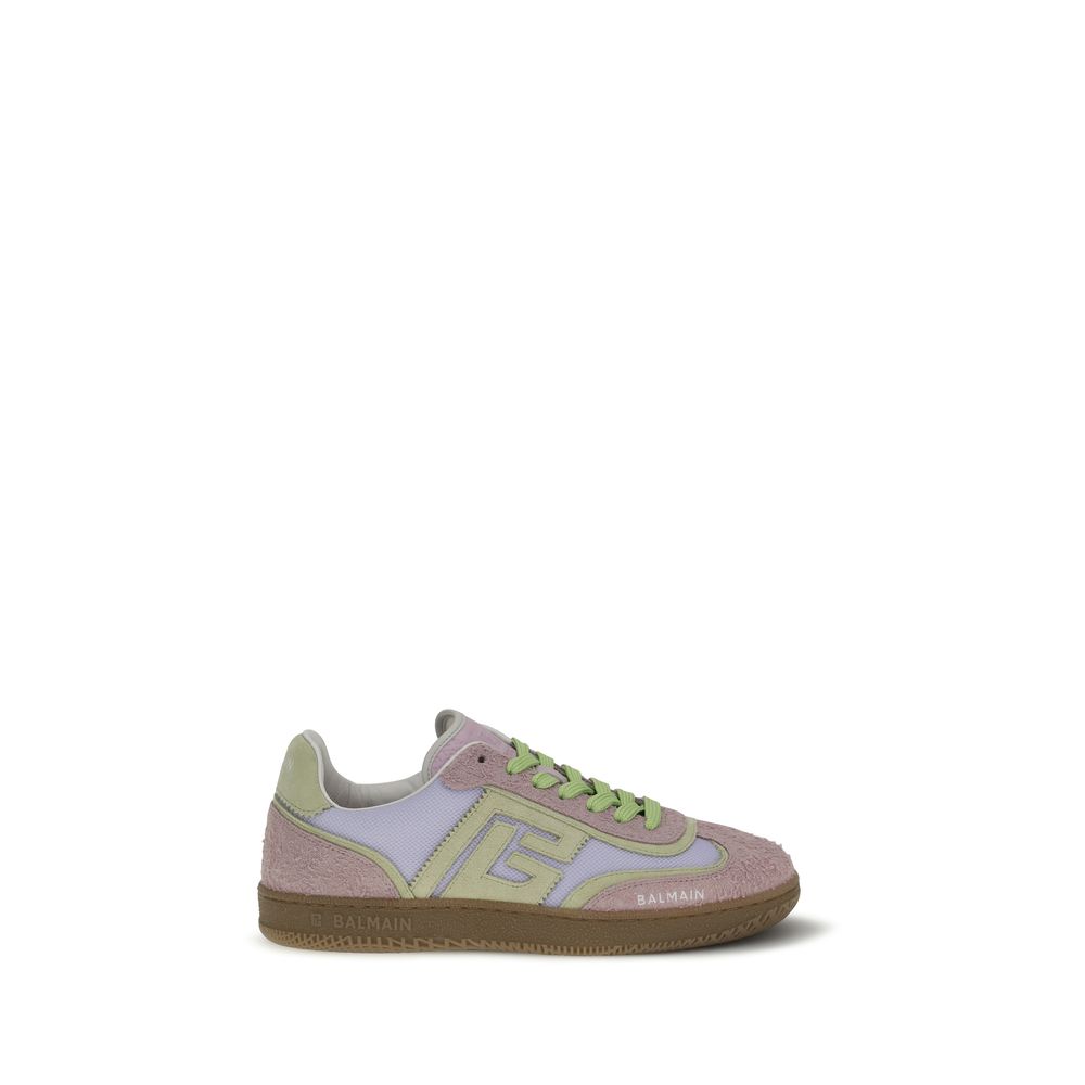 Balmain Multicolor Calf Leather Bos Taurus Athletic Sneakers | Regal Royce