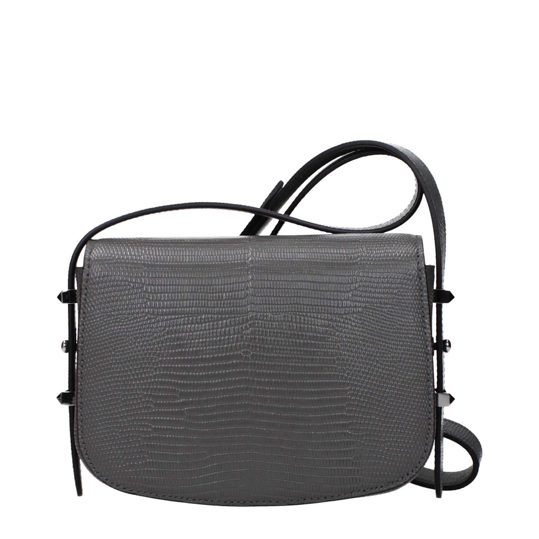 Jimmy Choo Gray Leather Shoulder Bag | Regal Royce