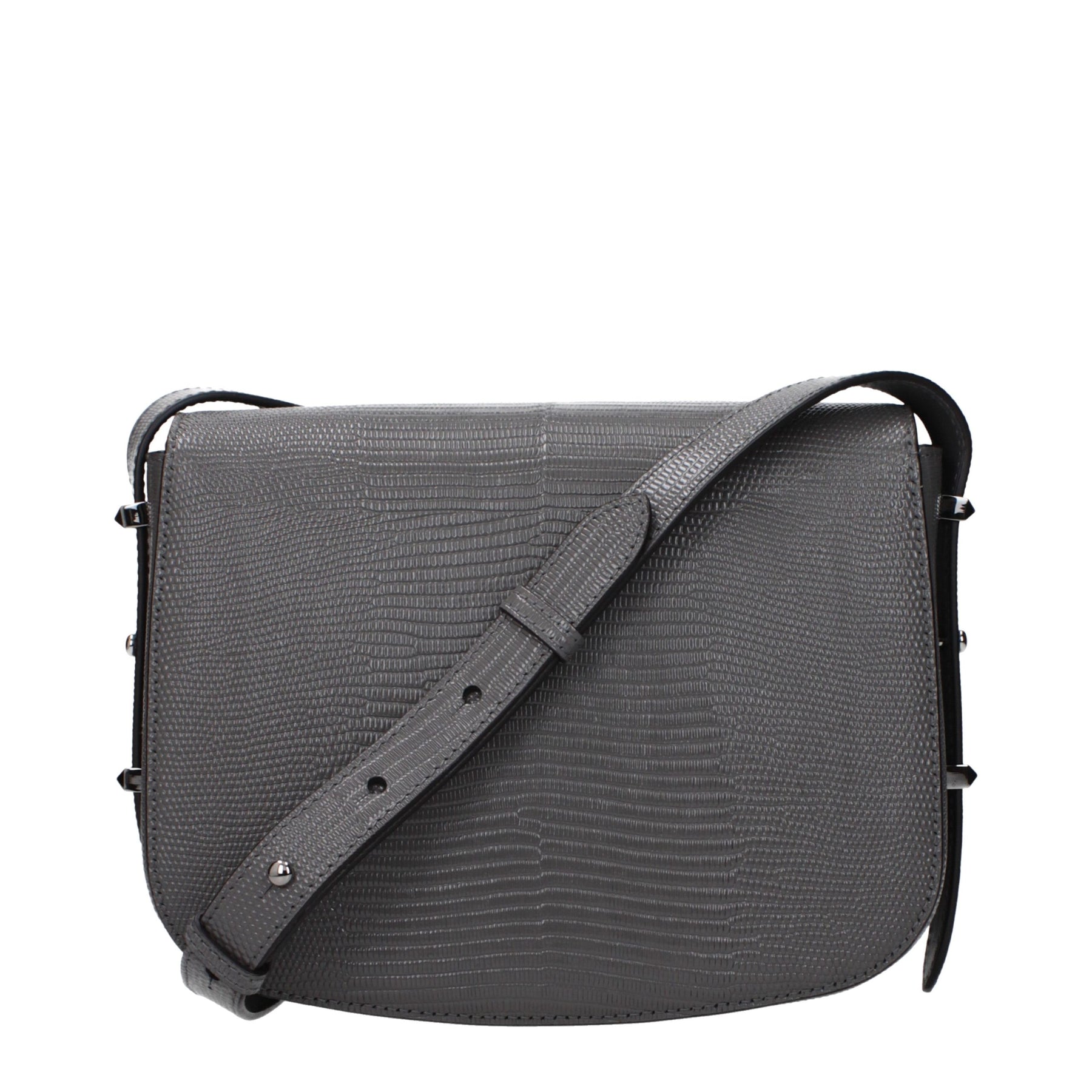 Jimmy Choo Gray Leather Crossbody Bag | Regal Royce
